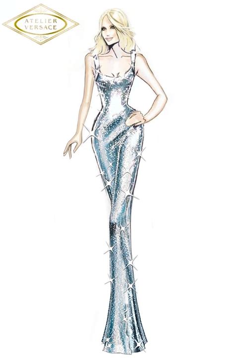 donatella versace design sketches.